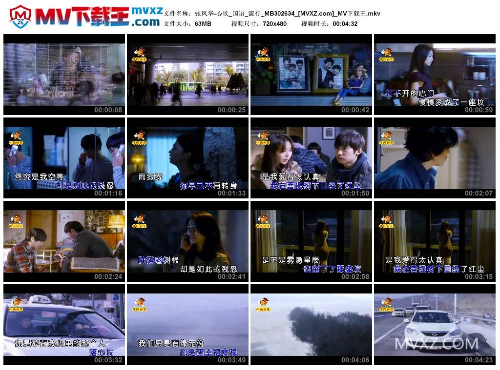 张风华-心坟_国语_流行_MB302634